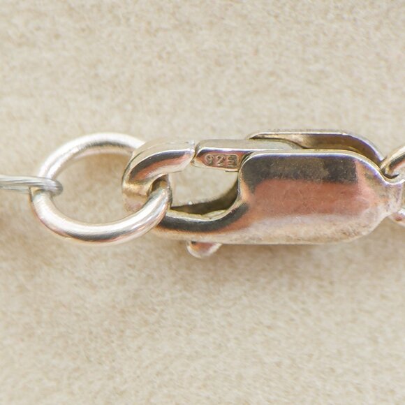 Sterling Dragon-Vein Agate Statement Necklace – 20" - Picture 5 of 7